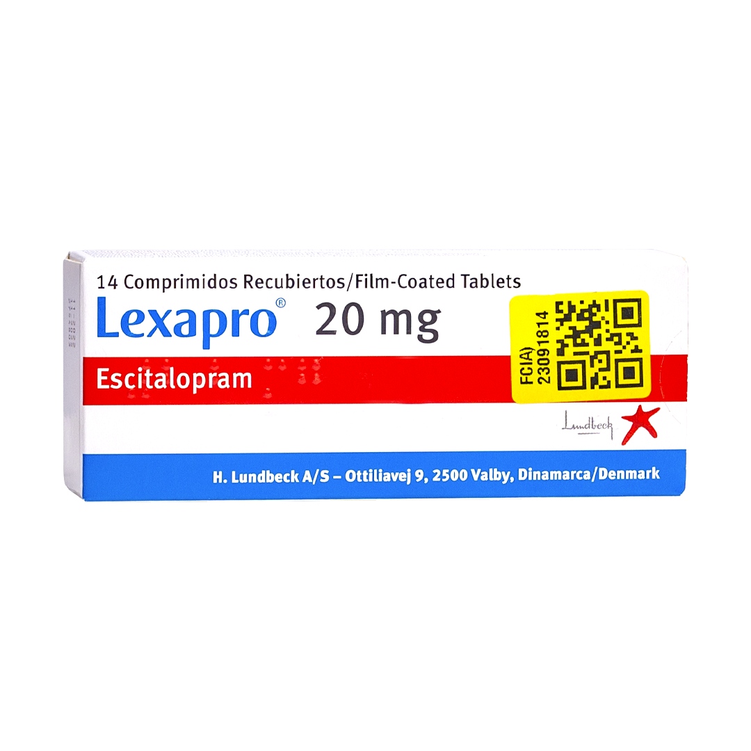 Lexapro Pack Lexapro 20mg x 14 Tabletas