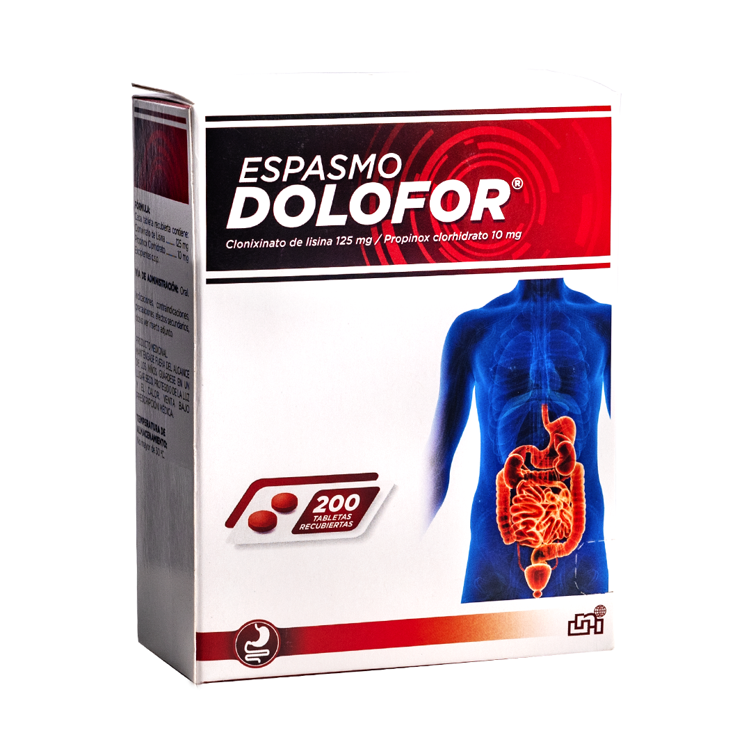 Espasmo Dolofor X 200 Tabletas
