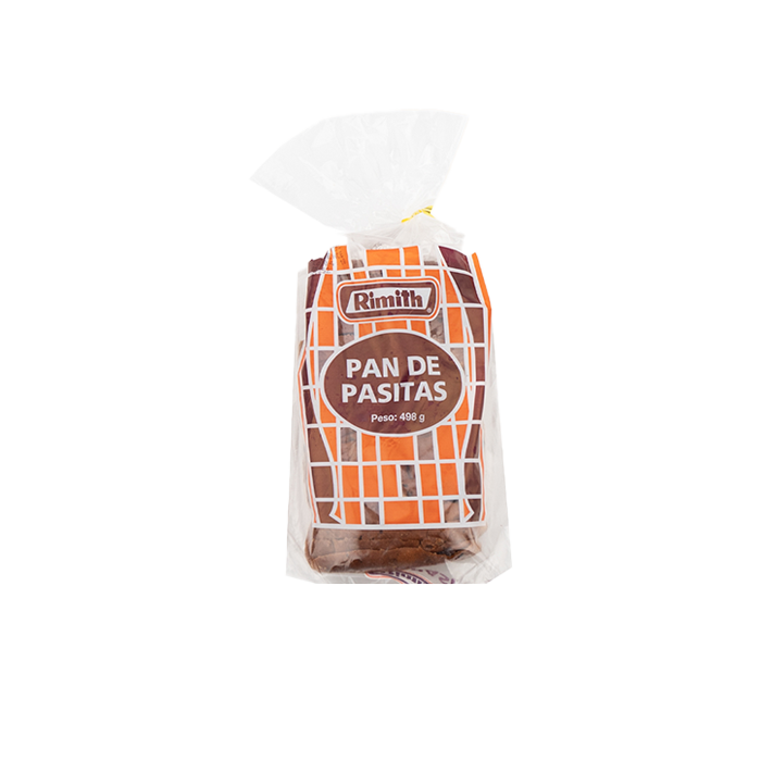 Pan Rimith Rimith Pan de Pasitas 498 g - Super 99