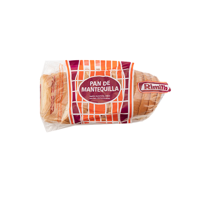 Pan Rimith Rimith Pan de Mantequilla 453.6 g - Super 99