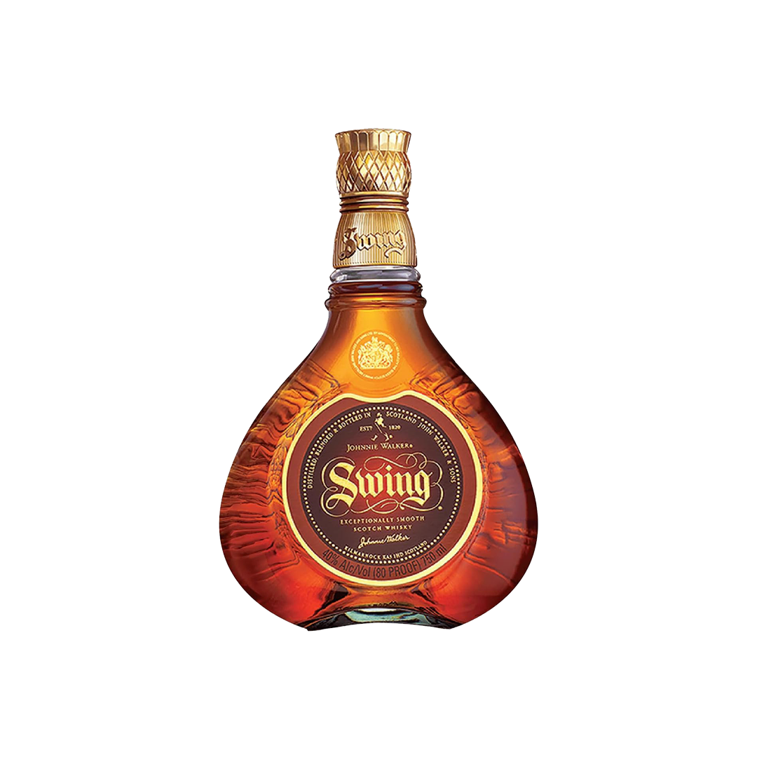 ウイスキー Johnnie Walker Swing 4/5 Quart Johnnie Walker Swing 1 Botella