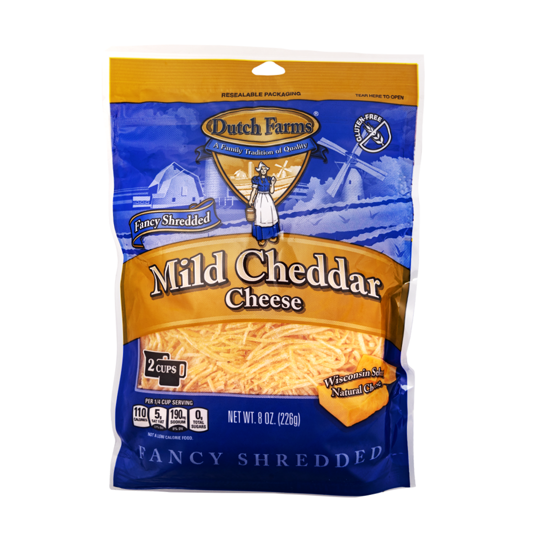 Rustic Cheddar Ralphs Dutch Farms Mild Cheddar Rallado 227g