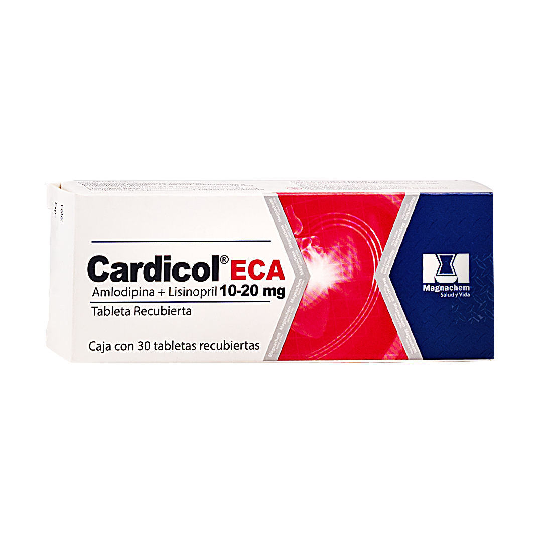 Cardicol Eca 10/20mg X 30 Tabletas