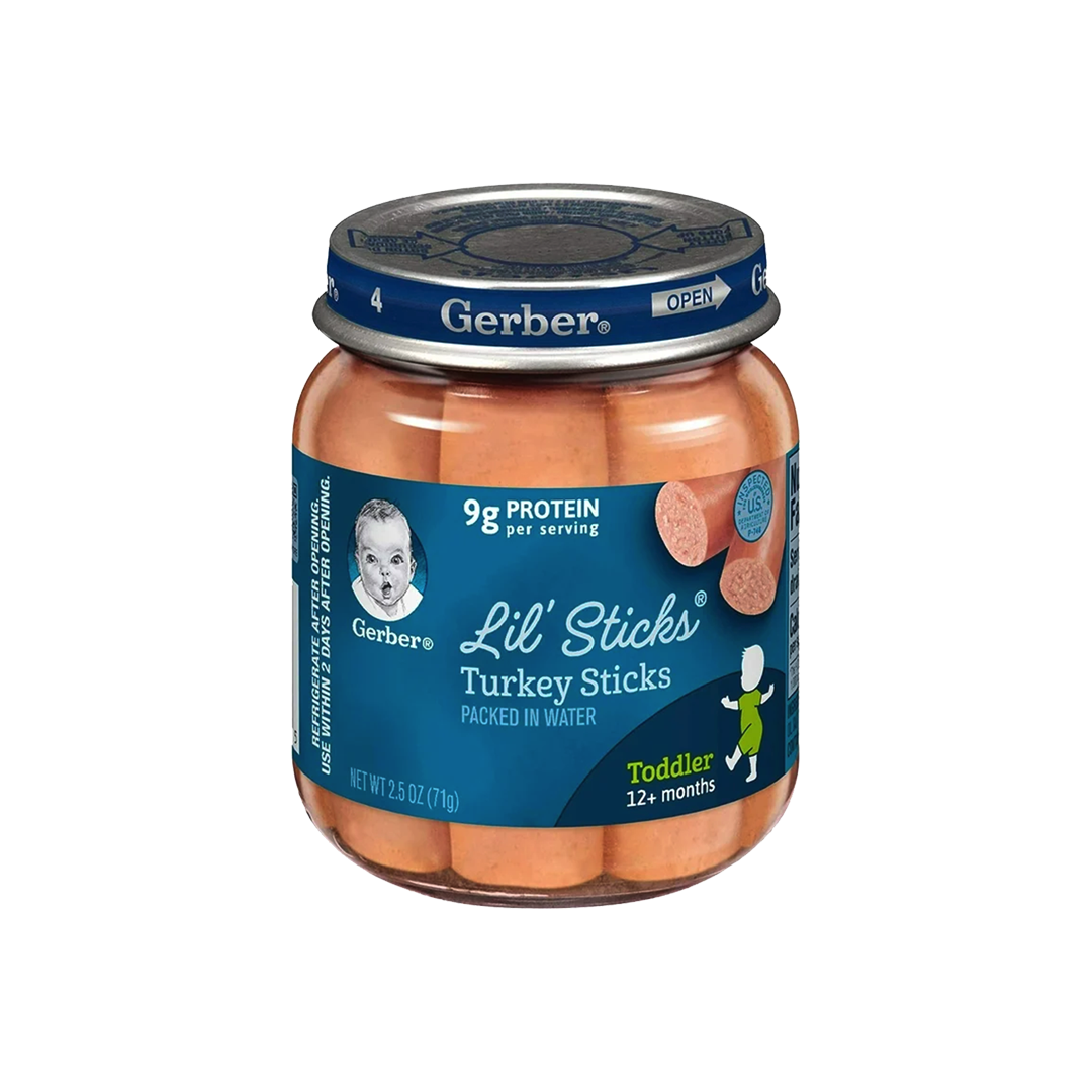Gerber Rice Turkey Gerber Graduates Turkey Sticks 2.50Oz