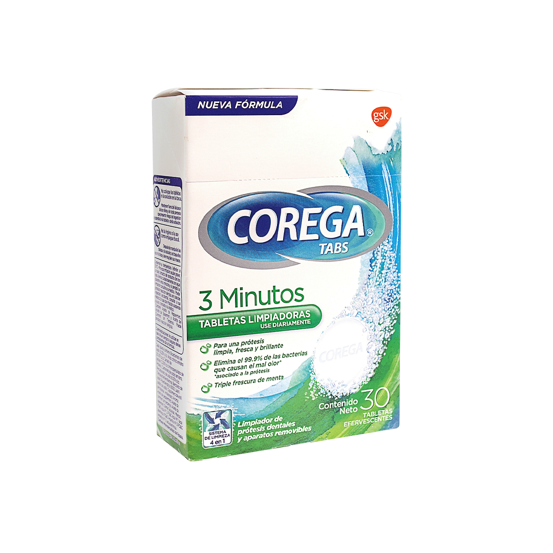 Corega Botle Corega X 30 Tabletas
