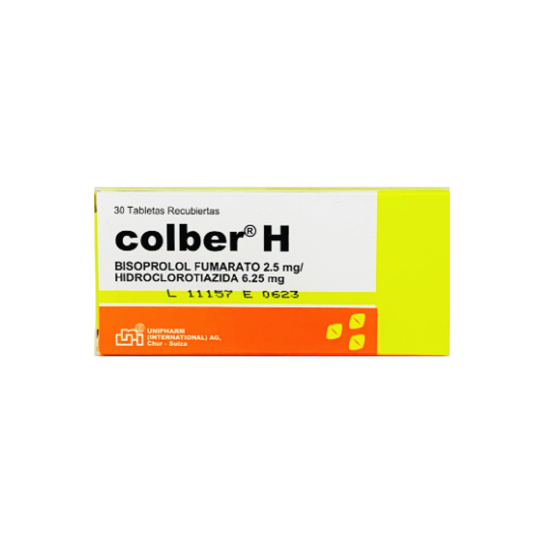 Colber Colber H 2.5/6.25mg X 30 Tabletas