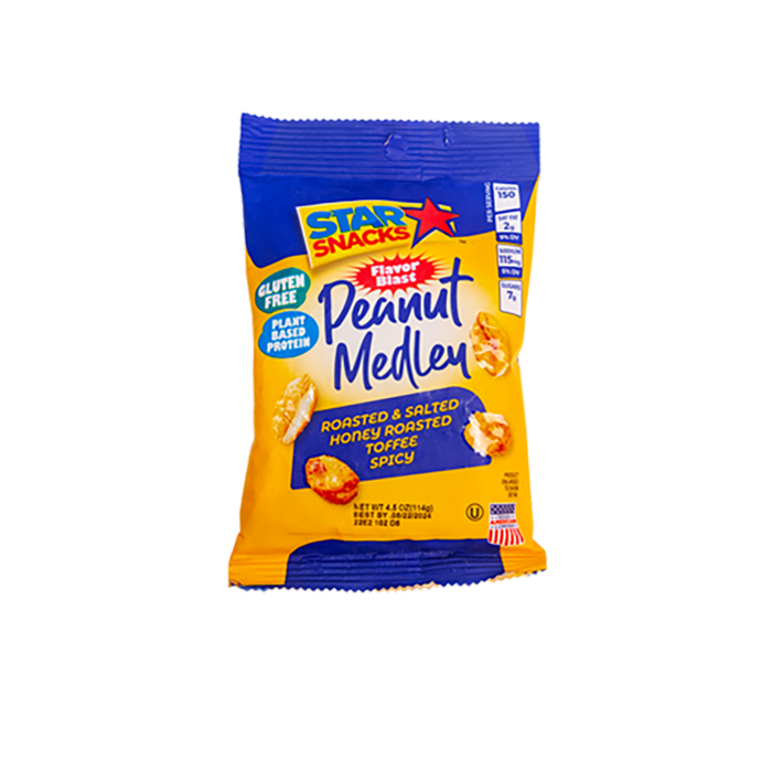 Multistar Snacks STAR SNACKS PEANUT MEDLEY 18/6OZ