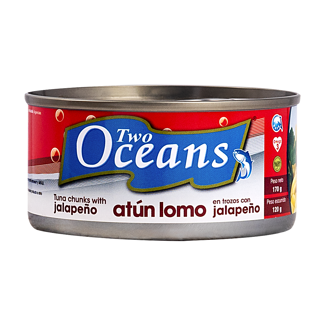 TWO OCEANS ATUN LOMO JALAPEÑO 170G