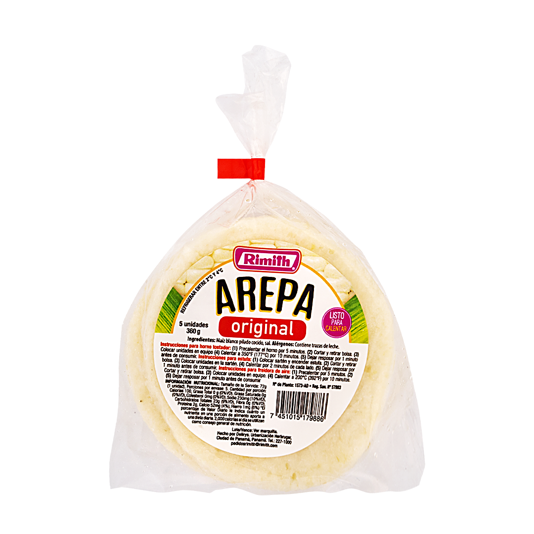 Arepa Rimmith RIMITH AREPA ORIGINAL MEDIANA 5UN 360G