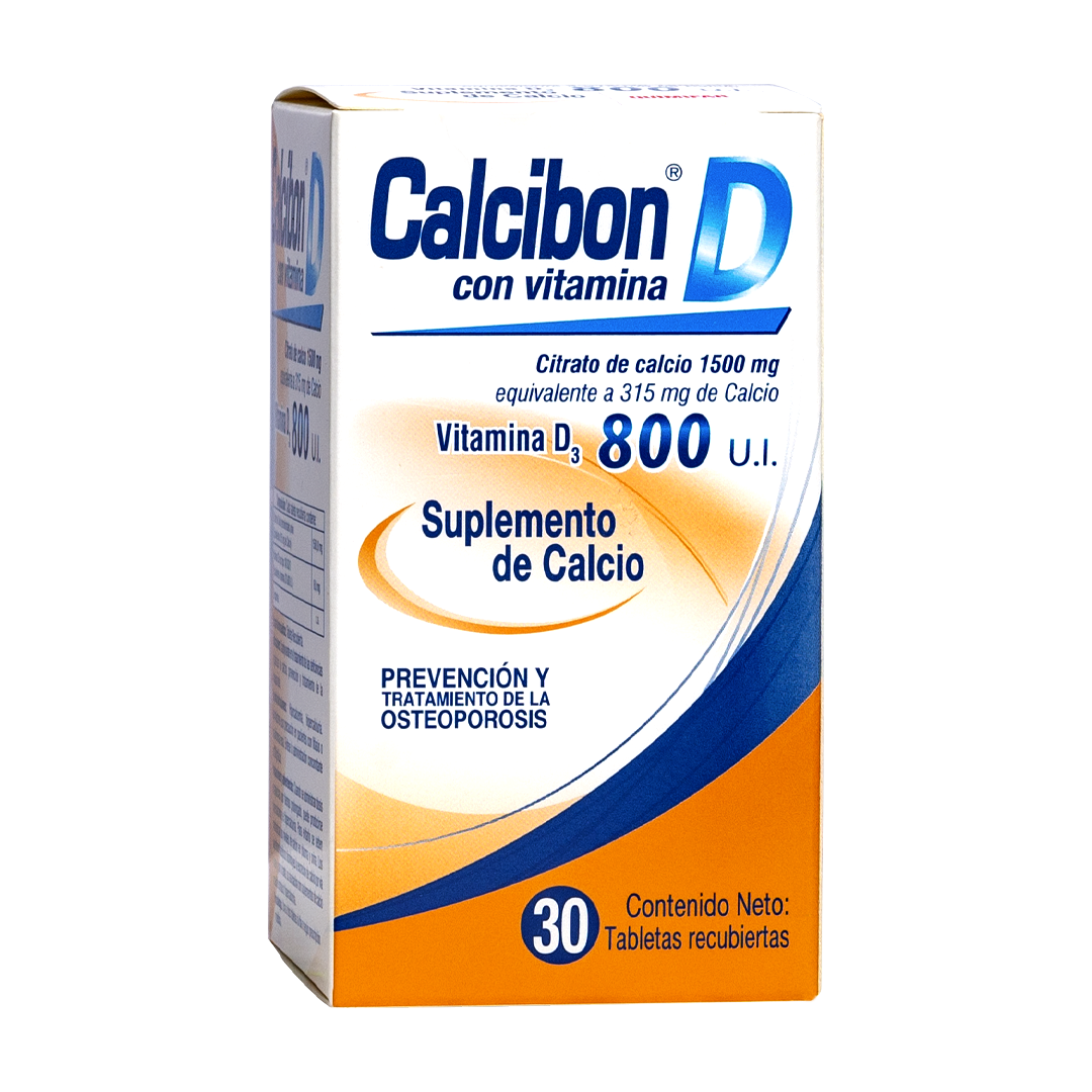 Colcibon D Calcibon D 800 X 30 Tabletas