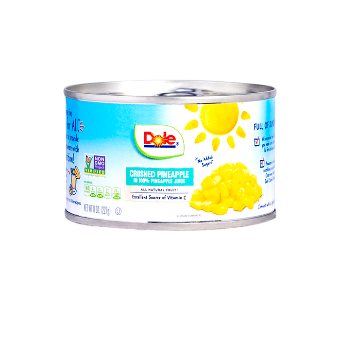 Dole Piña Triturada 8Oz