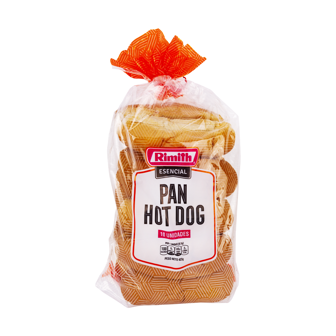 Pan Rimith RIMITH PAN HOT DOG ESENCIAL 10UND