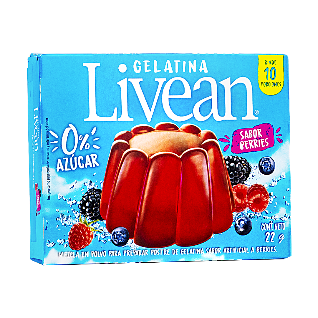 Livean Gelatina Cam Berries 22g