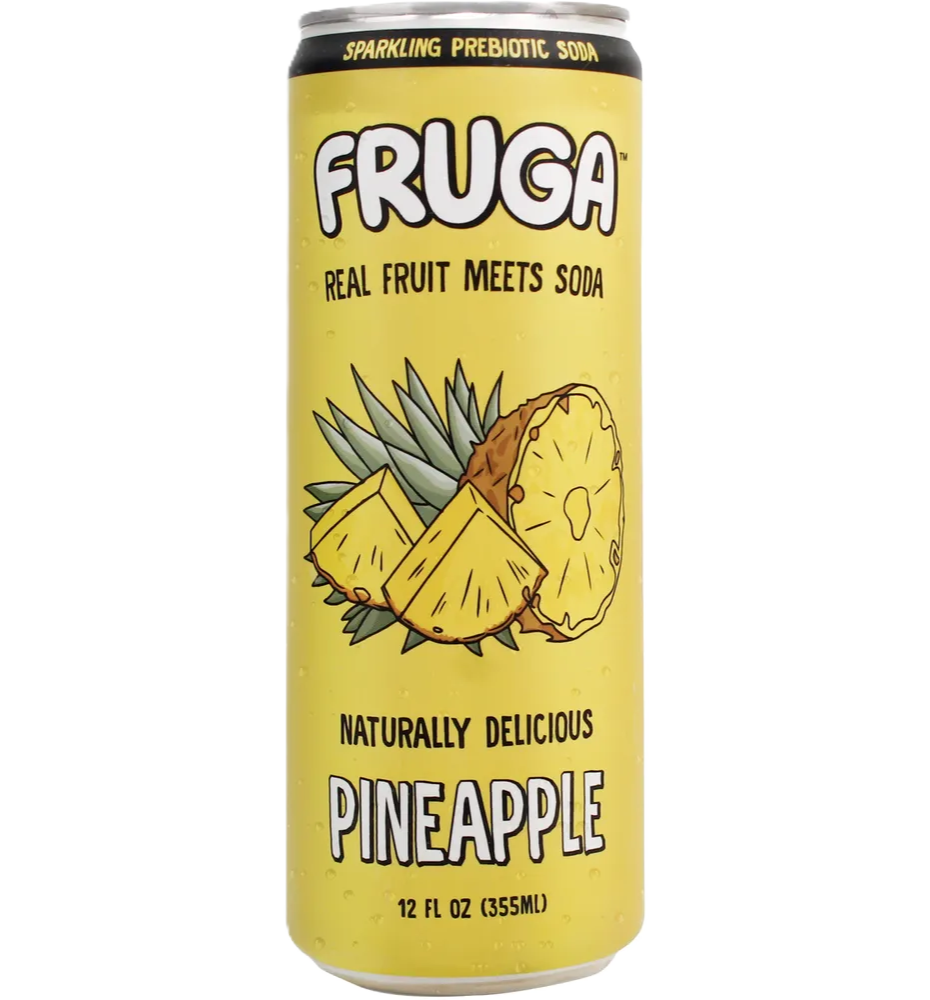 FRUGA SODA PIÑA PREBIOTICOS 12OZ