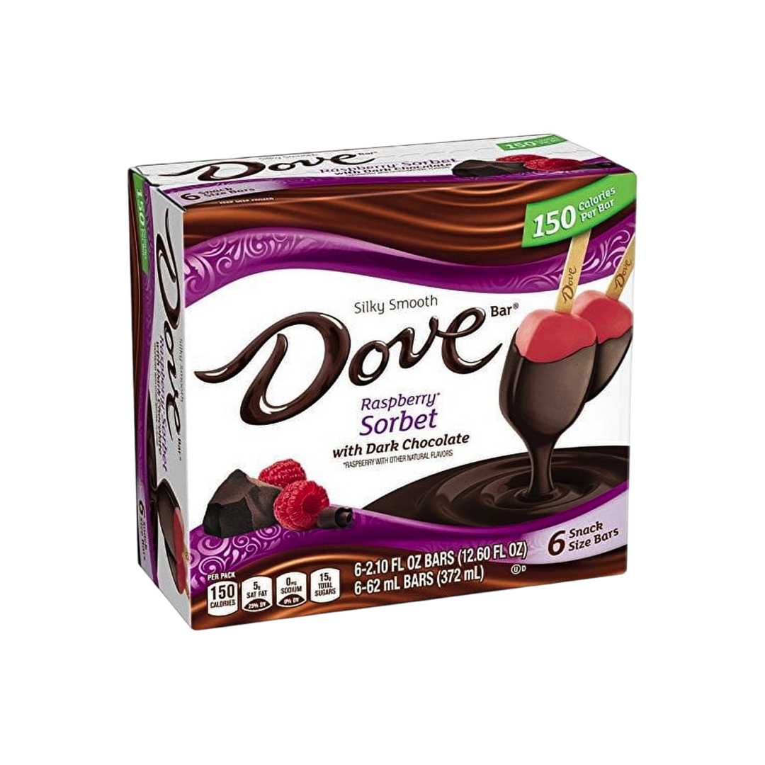 Dove Raspberry Sorbet Chocolate 6 Pack