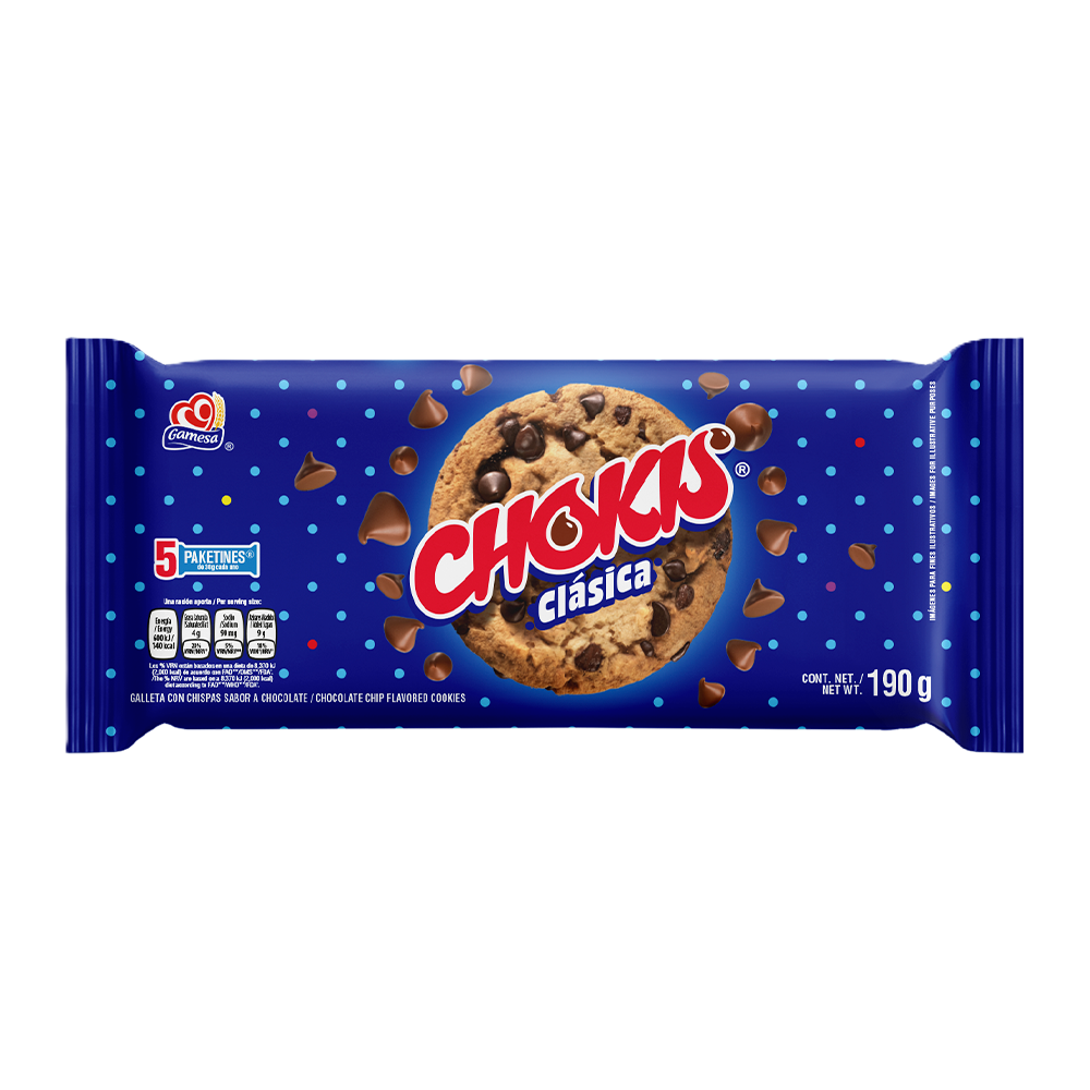 Chokis Rollo Galletas Gamesa Galletas Chokis Pack 5